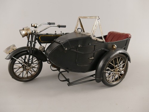 Motorrad mit beiwagen - motorrad, oldtimer